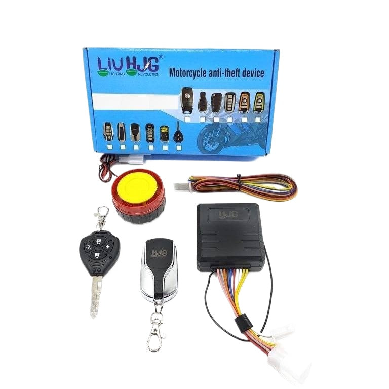 Motorcycle HGJ Anti Theft Security Alarm System With Remote for Cd70 Bike And 125