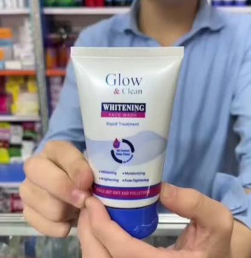 Glow and Clean whitening face wash