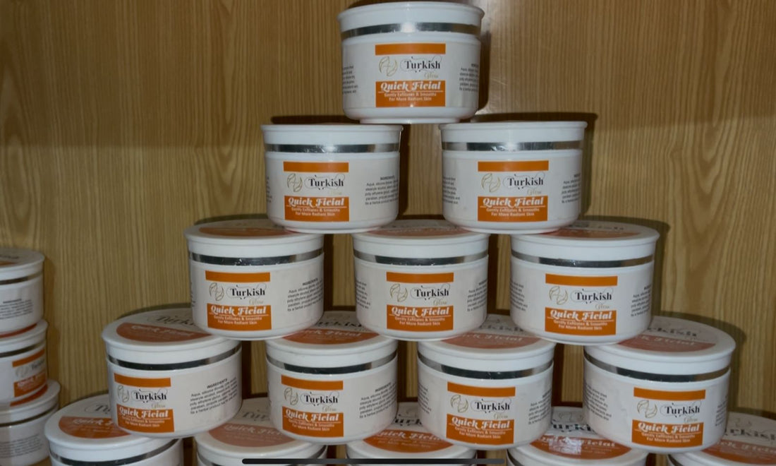 Turkish Quick facial Whitening jar 100%