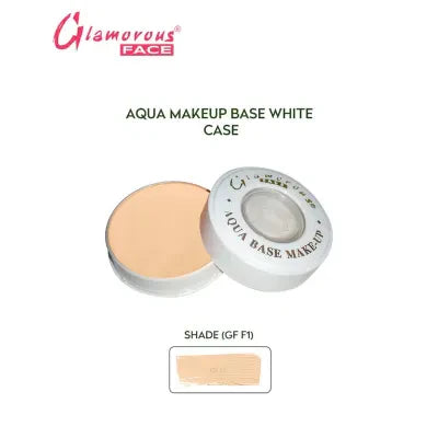 Glamorous Face Aqua Makeup Base White Casing, Bridal Base, Professional Base